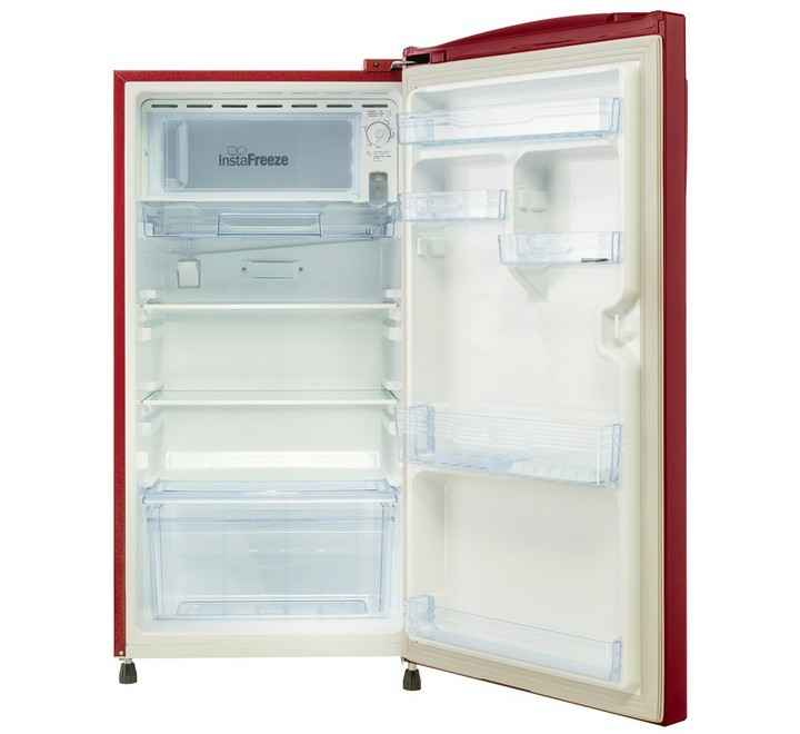Lloyd 200 L 3 Star Inverter Direct Cool Single Door Refrigerator (GLDF213SBWT2PB Begonia Wine)